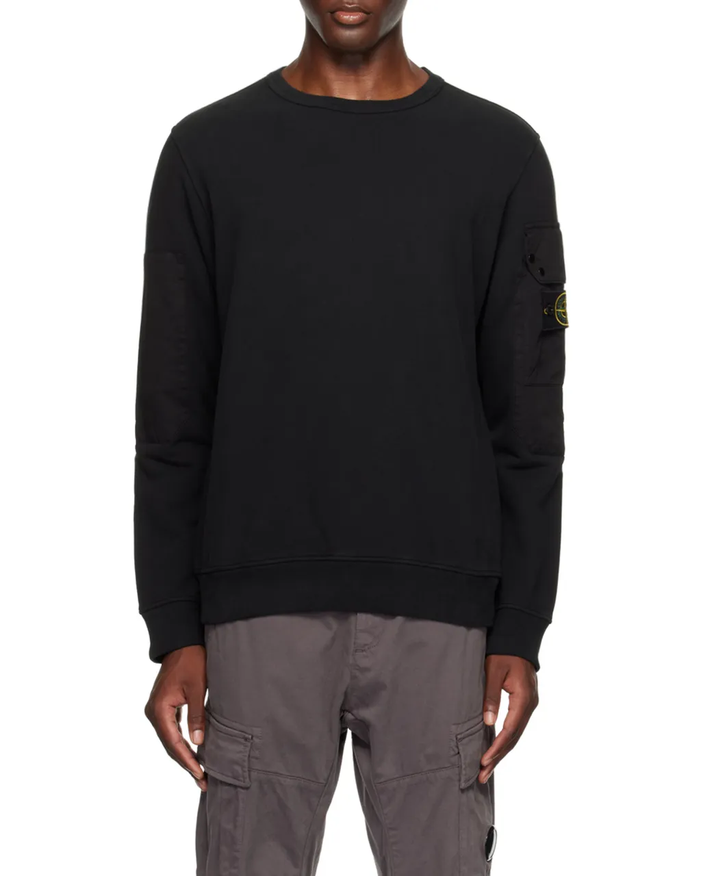 Logo Patch Crewneck Sweatshirt