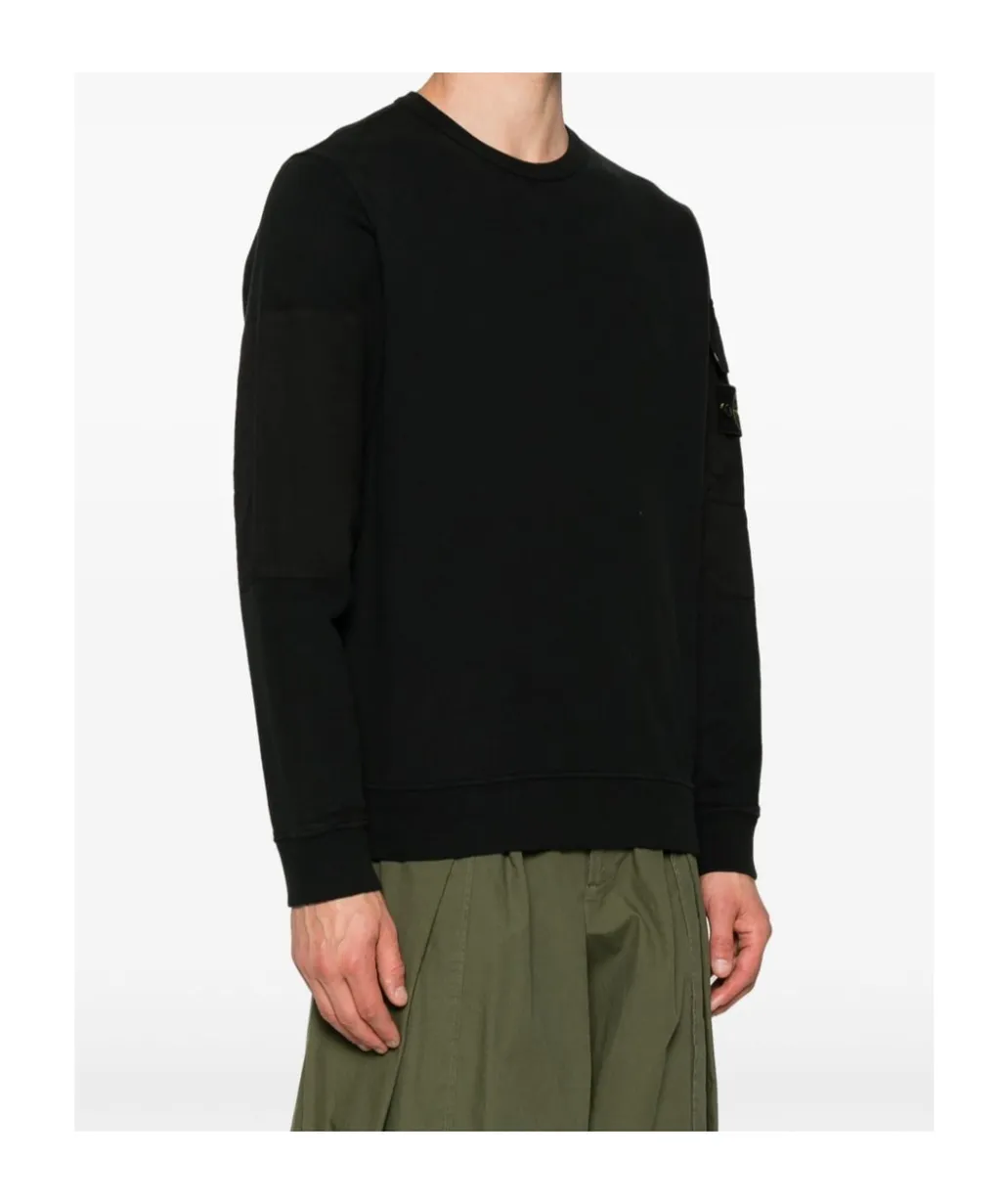 Logo Patch Crewneck Sweatshirt