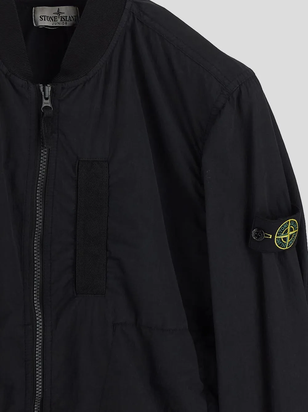 Junior Compass-Badge Zip-Up Bomber Jacket