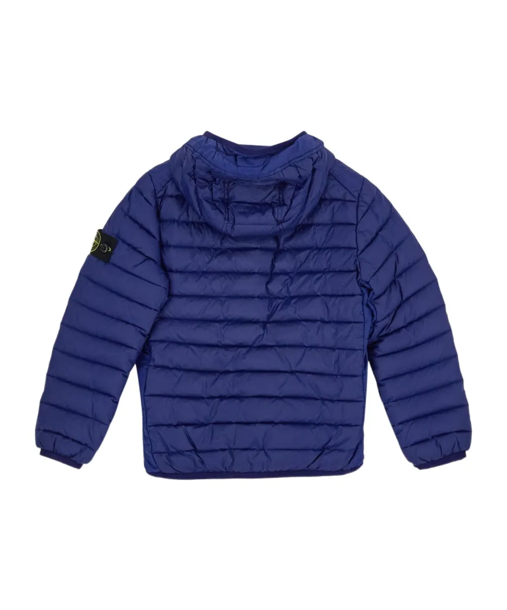 Junior Compass-Motif Zipped Padded Jacket