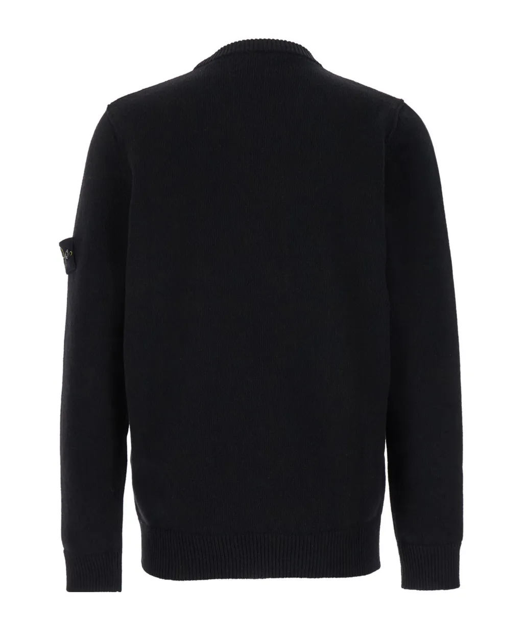 Logo Patch Crewneck Sweatshirt