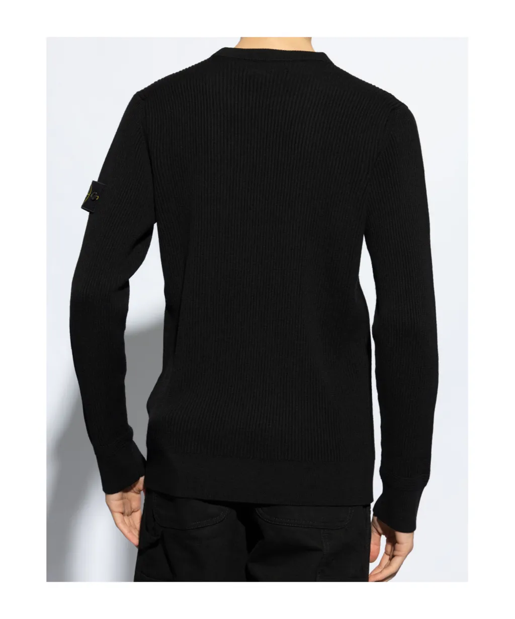 Logo Patch Crewneck Jumper