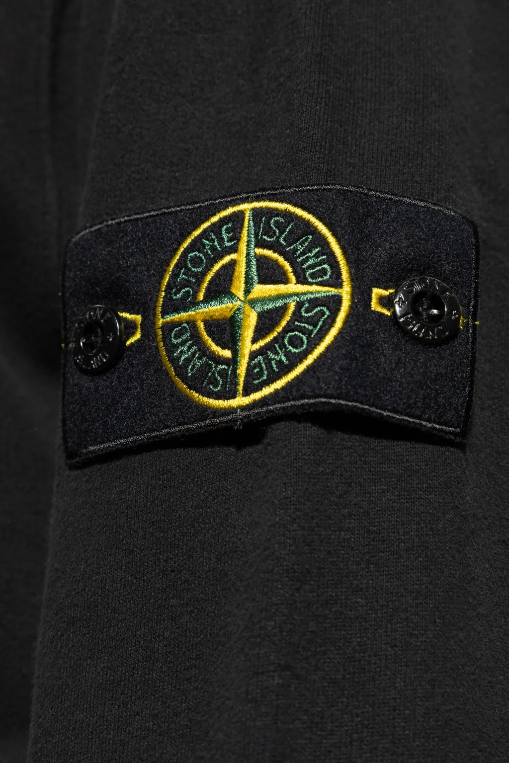Logo Patch Drawstring Hoodie