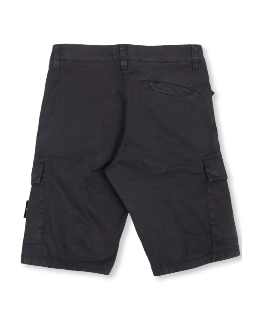 Compass Patch Knee-Length Cargo Shorts