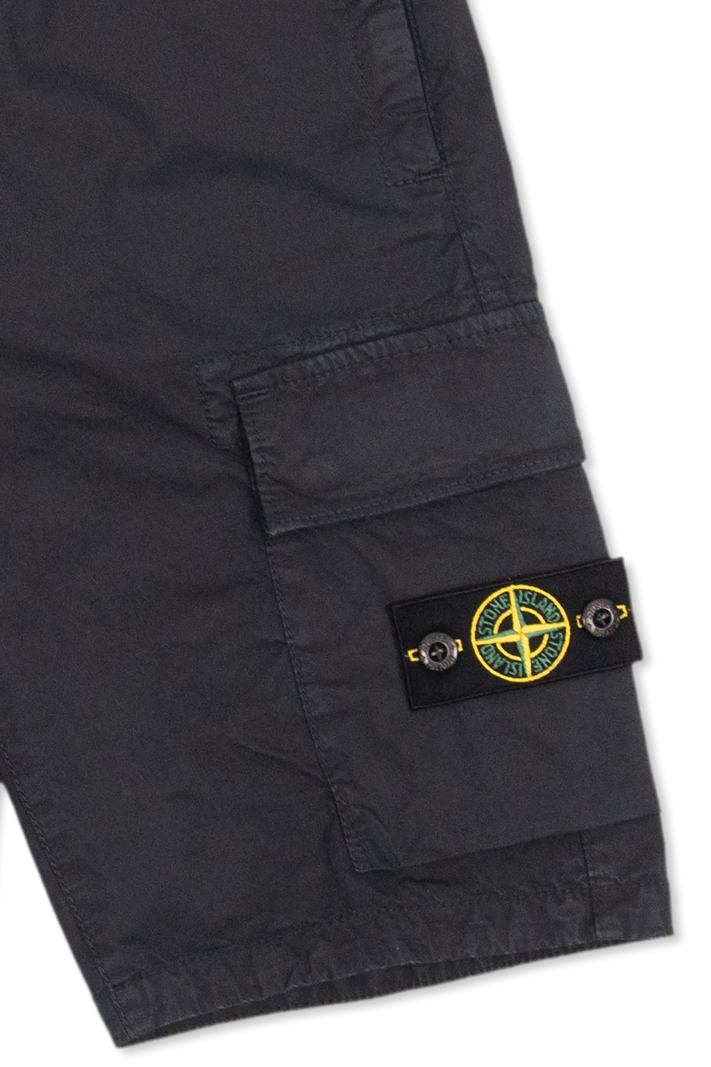 Compass Patch Knee-Length Cargo Shorts