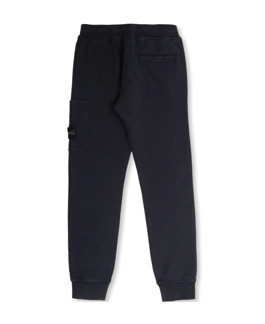 Junior Compass-Patch Elasticated Waistband Track Pants