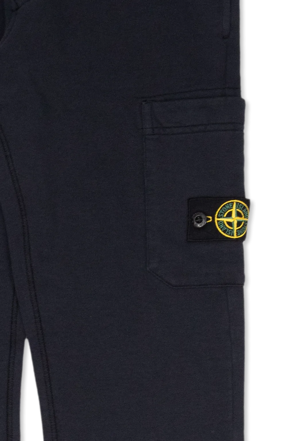 Junior Compass-Patch Elasticated Waistband Track Pants
