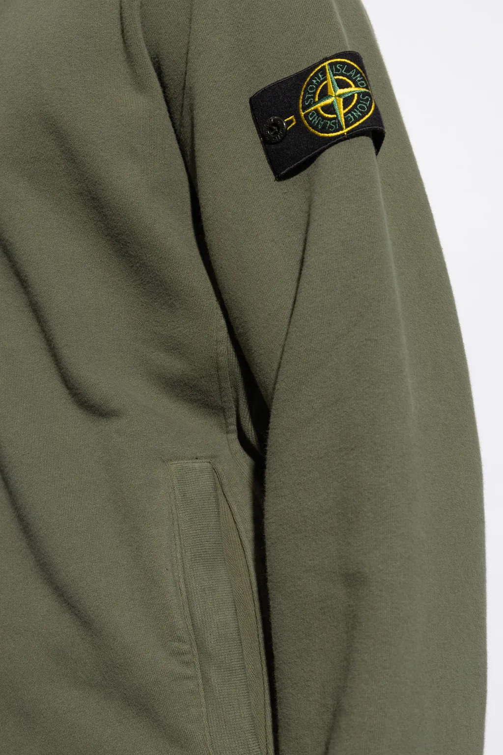 Logo Patch Drawstring Hoodie