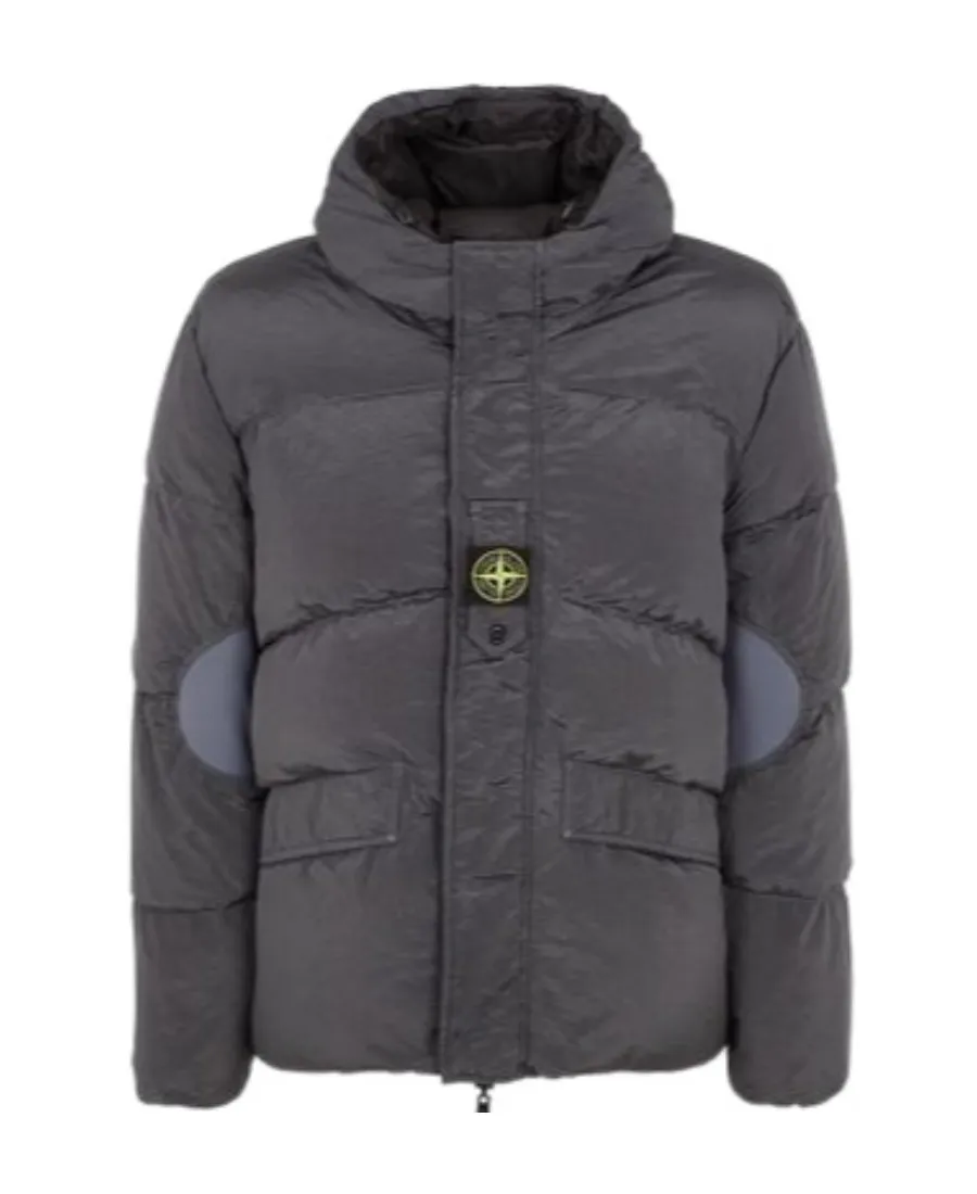 Compass-Patch Padded Jacket