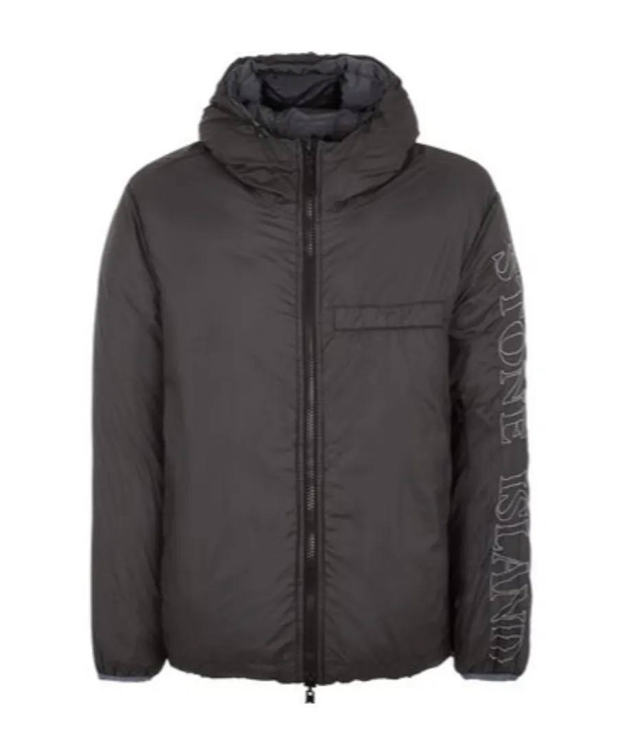 Compass-Patch Padded Jacket