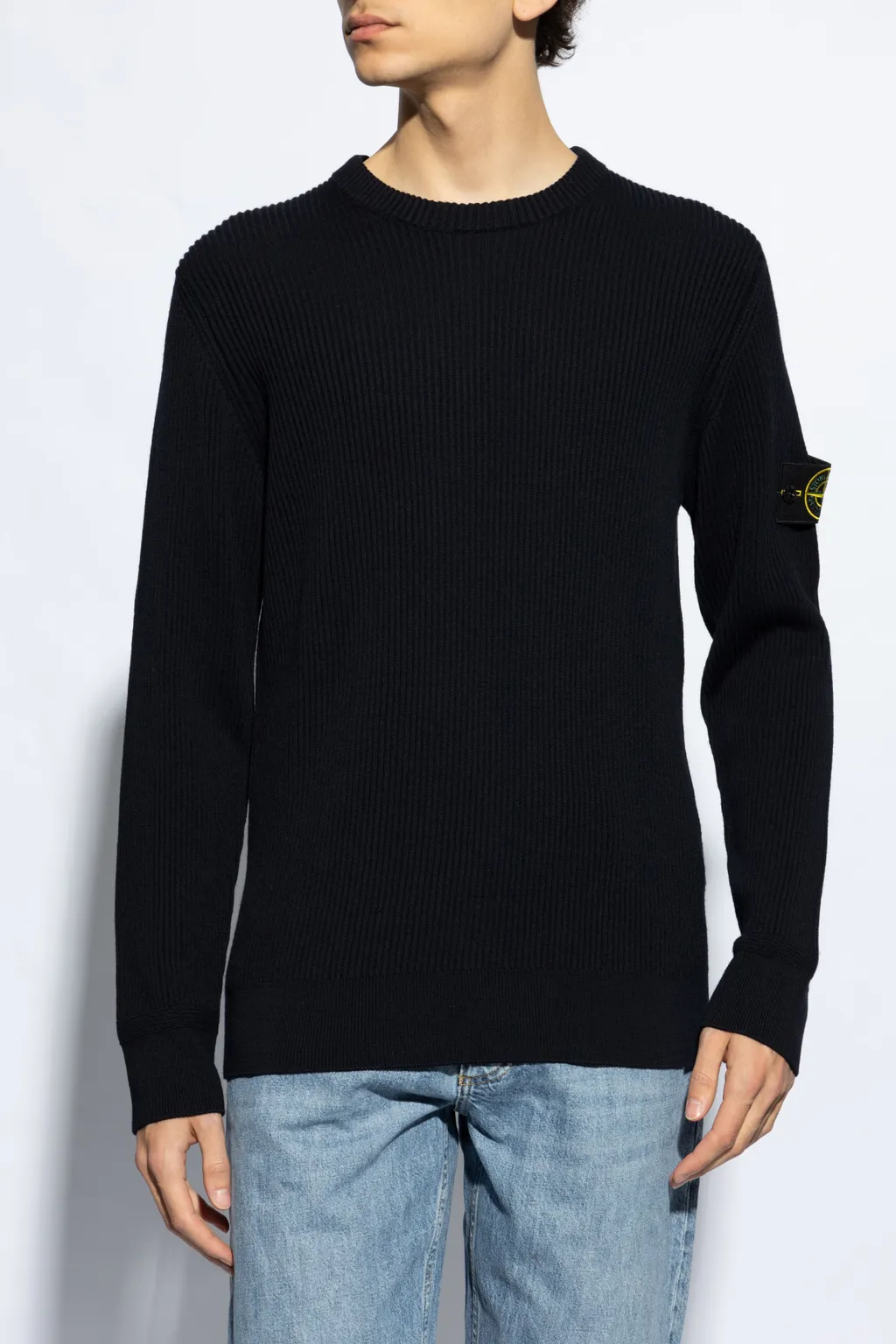 Logo Patch Knitted Jumper