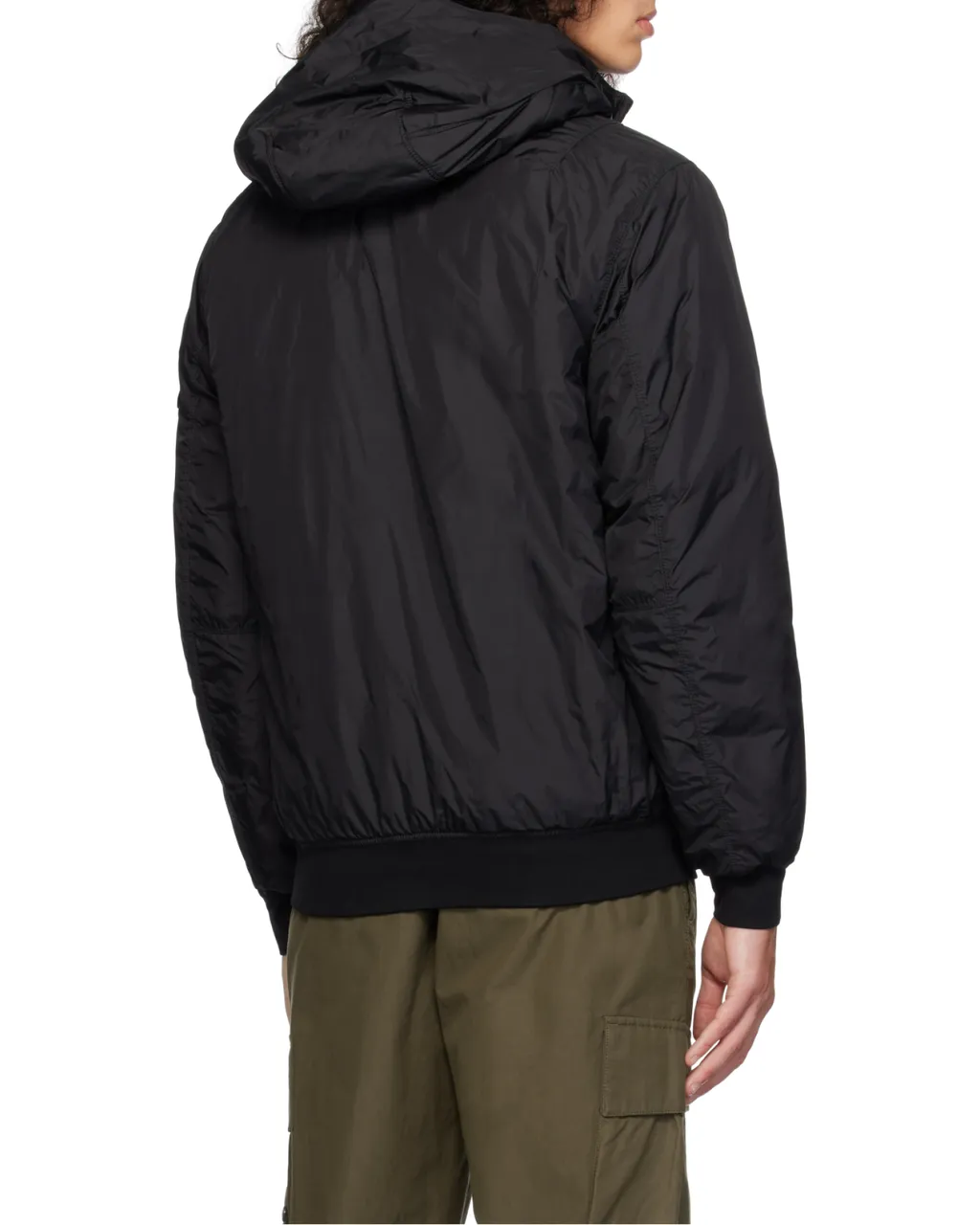 Logo Patch Hooded Jacket