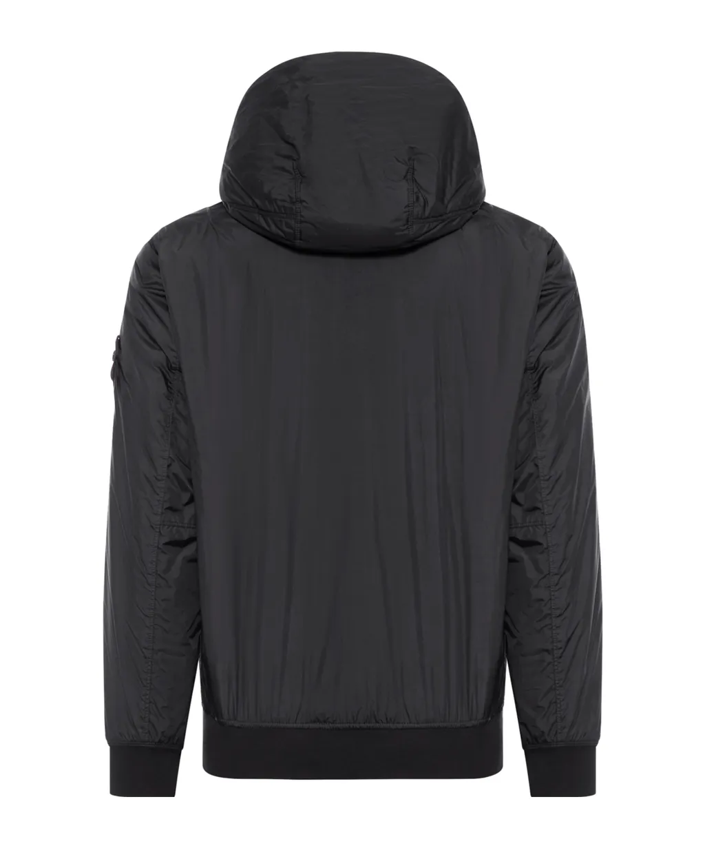 Logo Patch Hooded Jacket