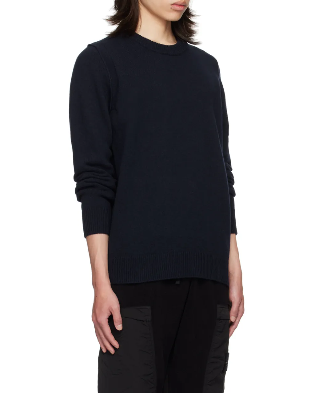 Logo Patch Crewneck Jumper