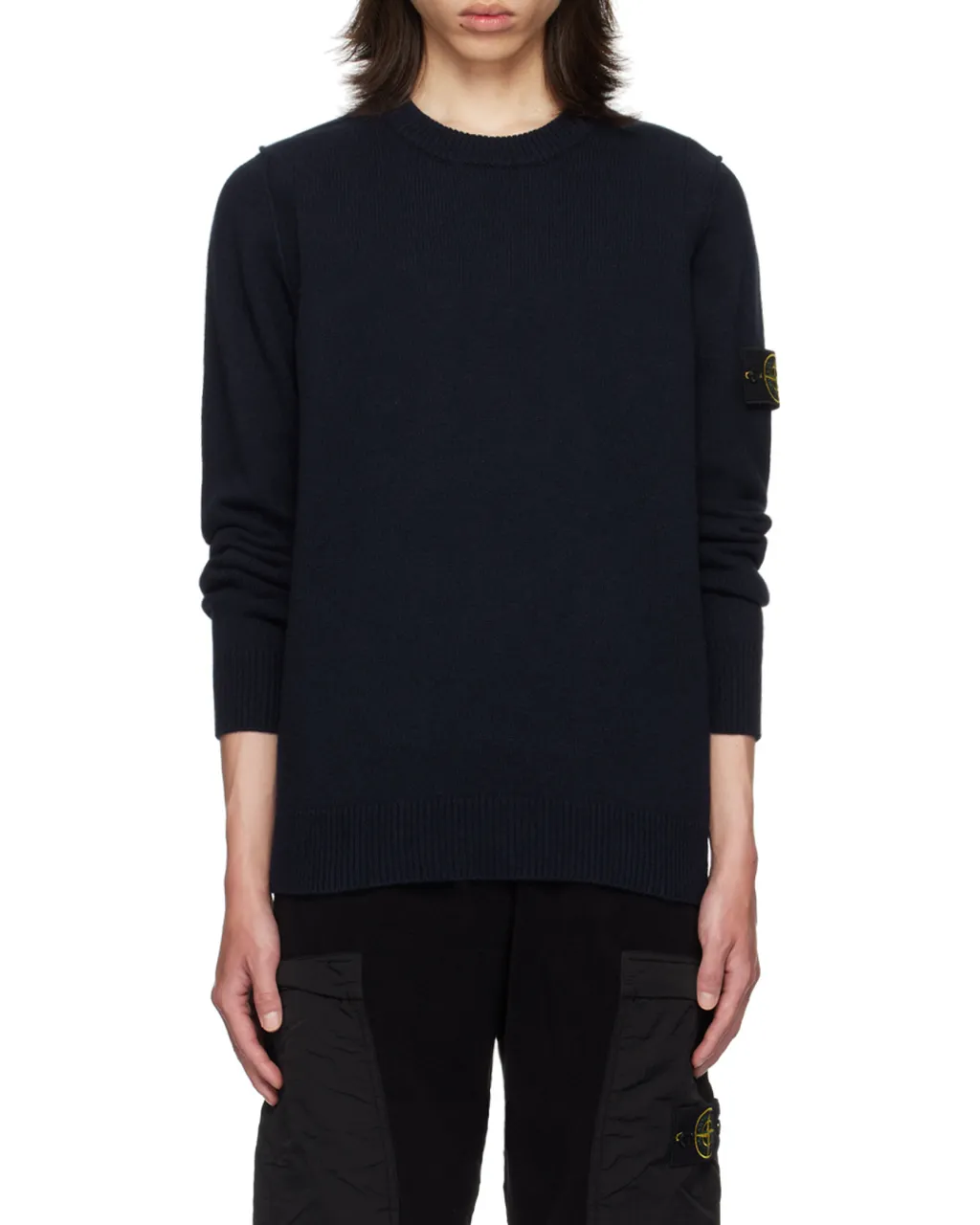 Logo Patch Crewneck Jumper