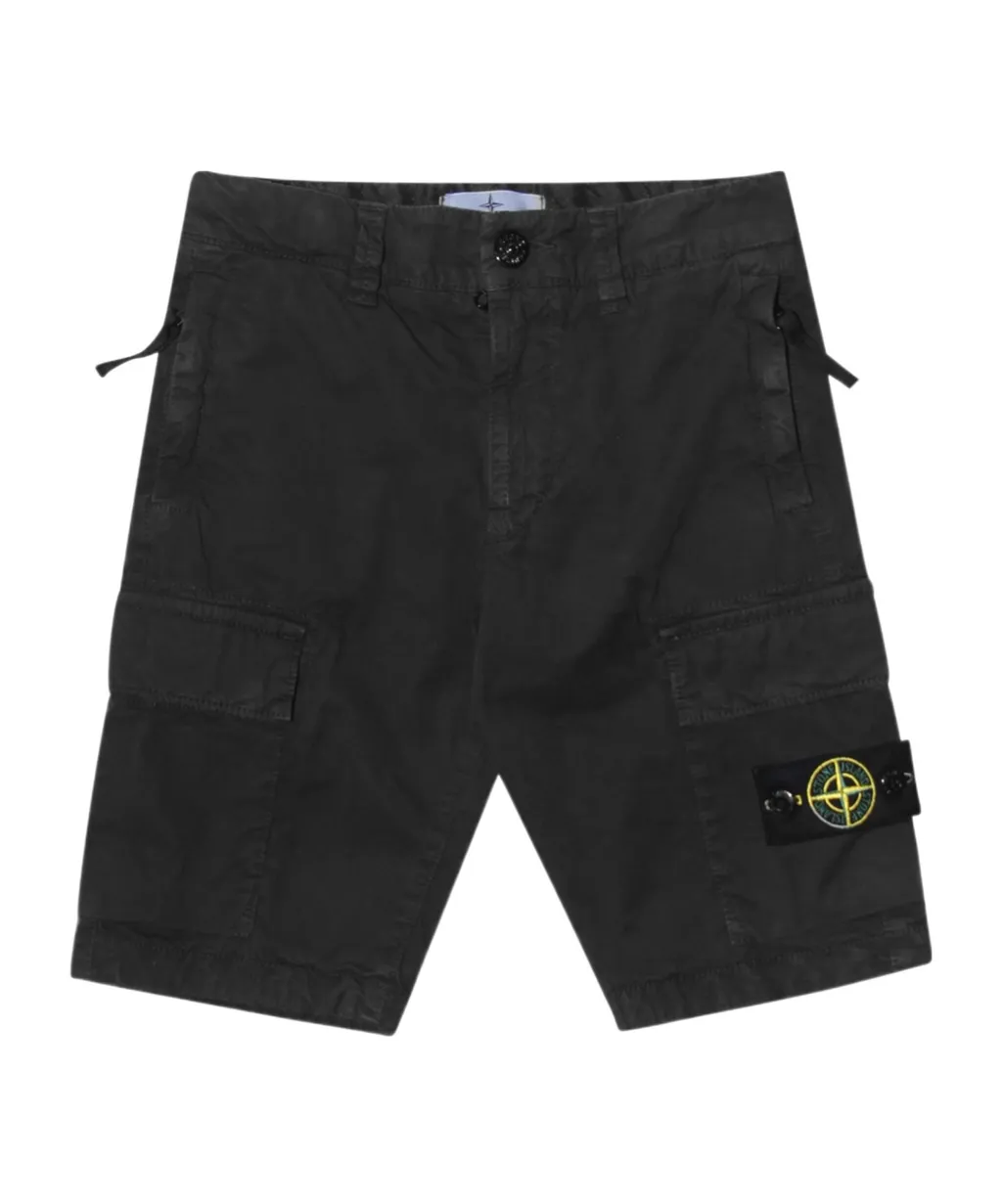 Compass Patch Knee-Length Cargo Shorts