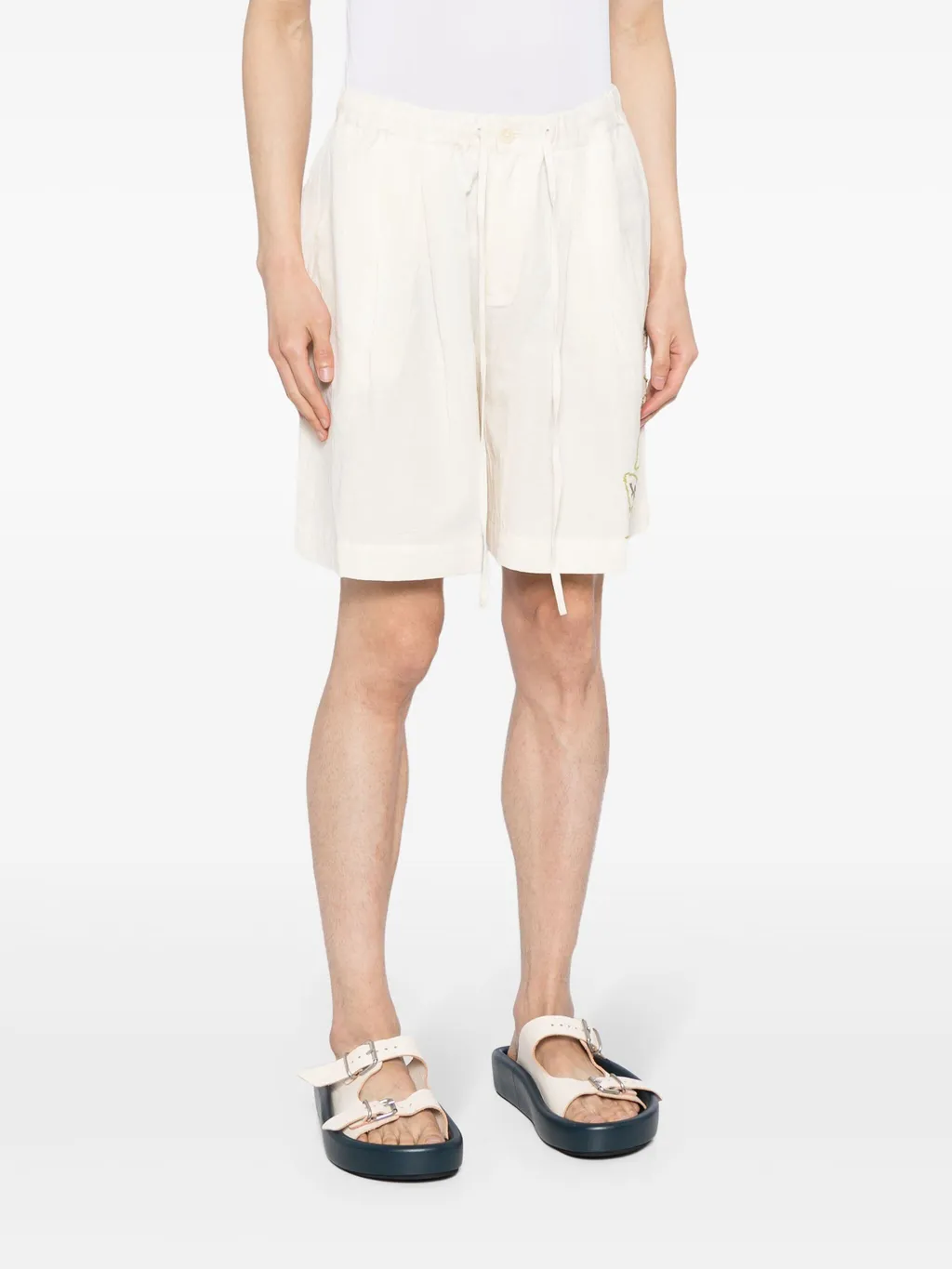 Bridge Floral-Embroidered Shorts