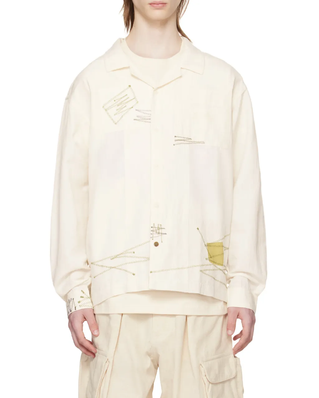 Greetings Embroidered Shirt