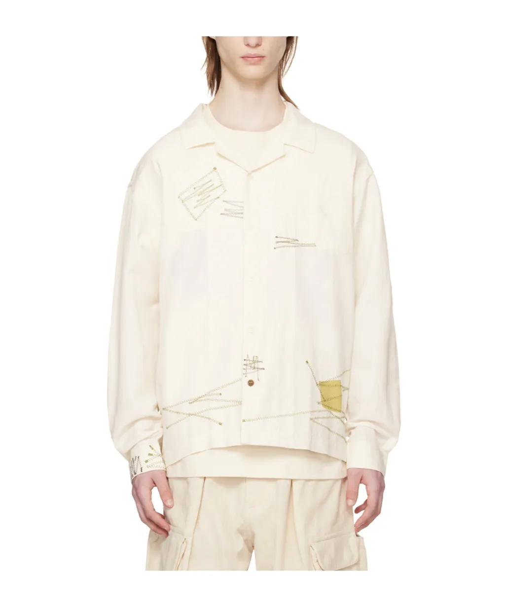 Greetings Embroidered Shirt