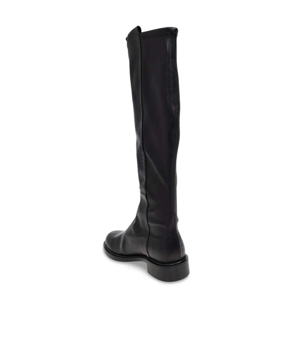 Round-Toe Knee-High Boots