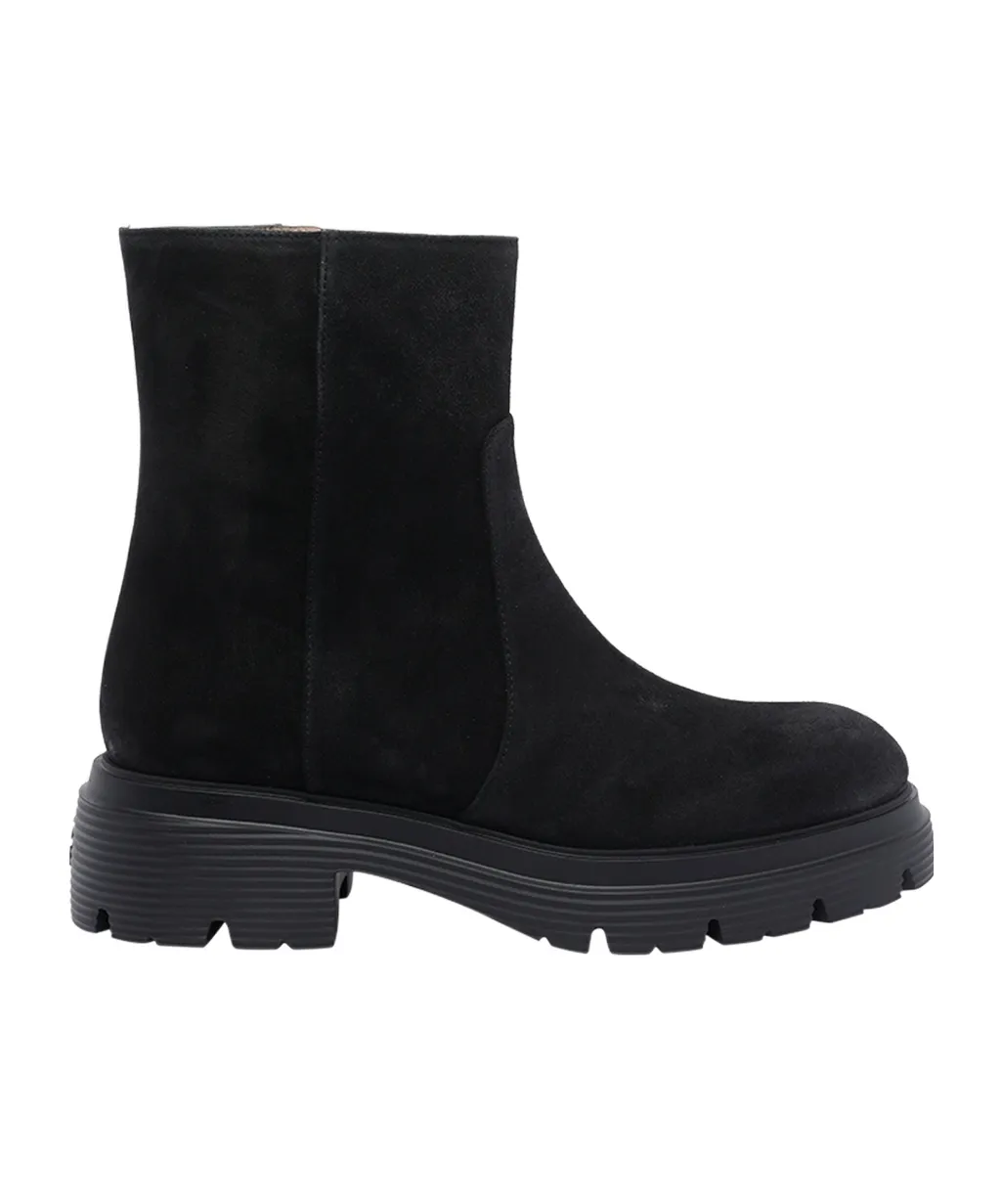 Round-Toed Ankle Boots