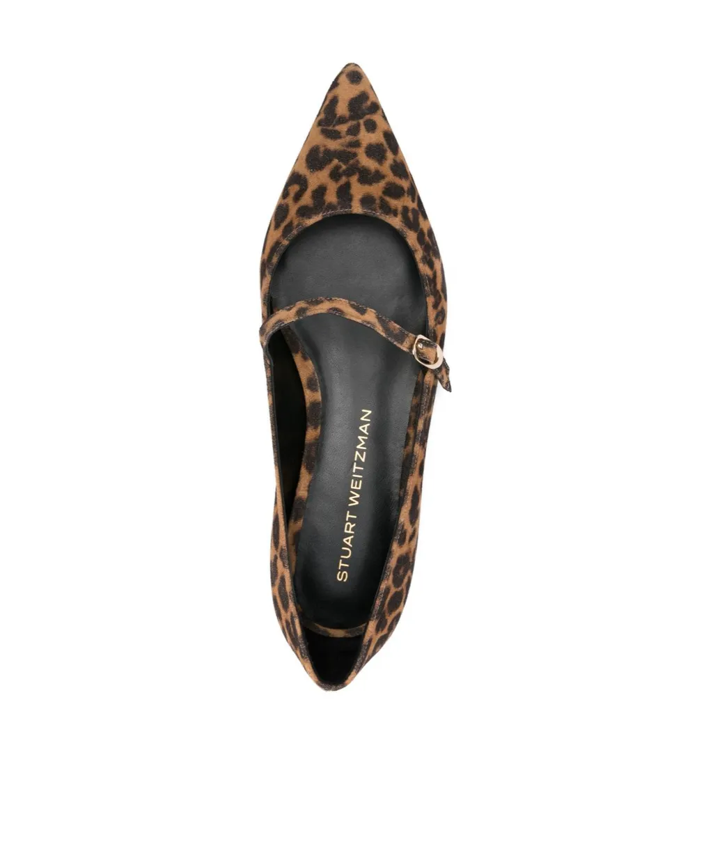 Pointed-Toe Mary Jane Flats