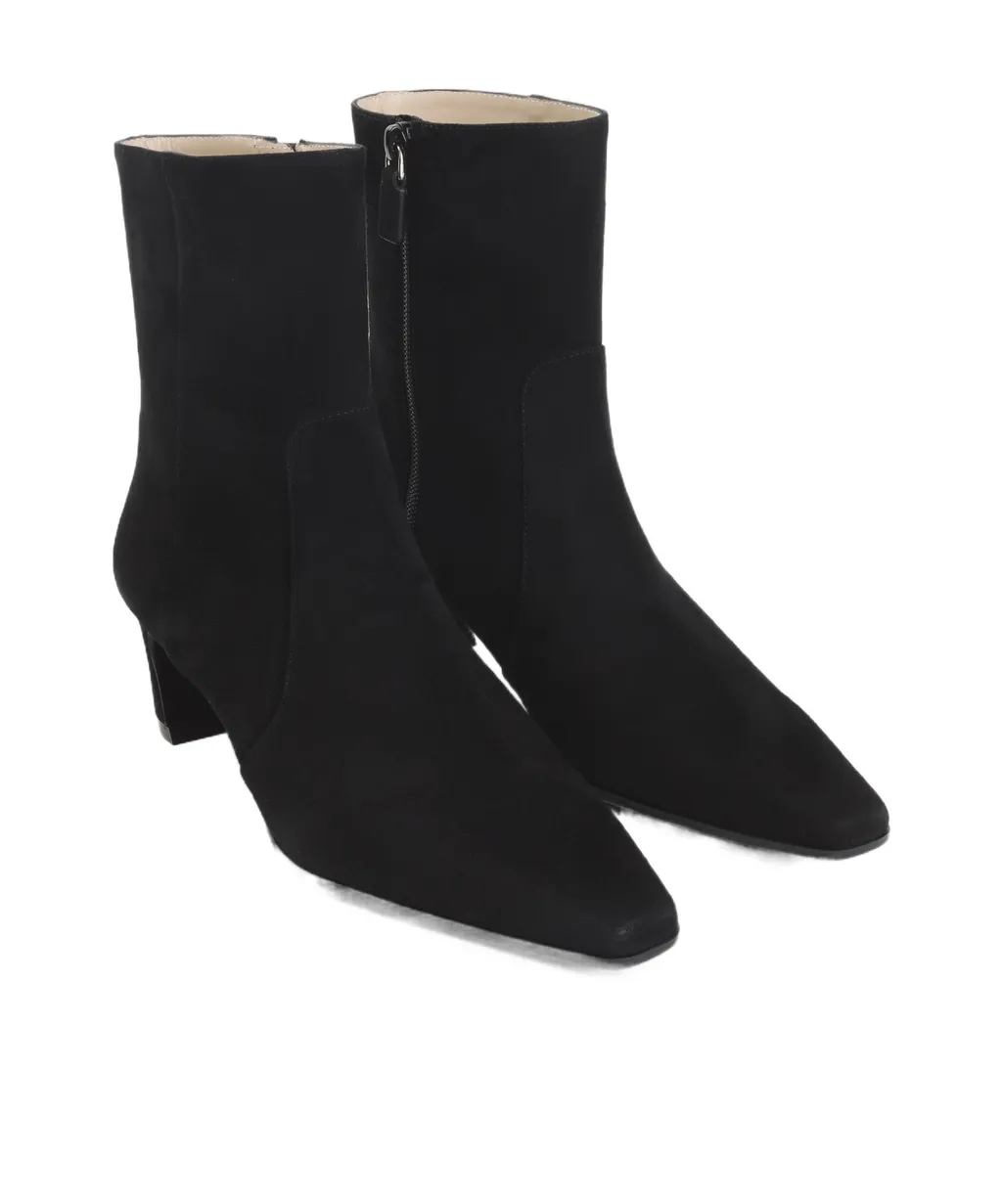 Square Toe Ankle Boots