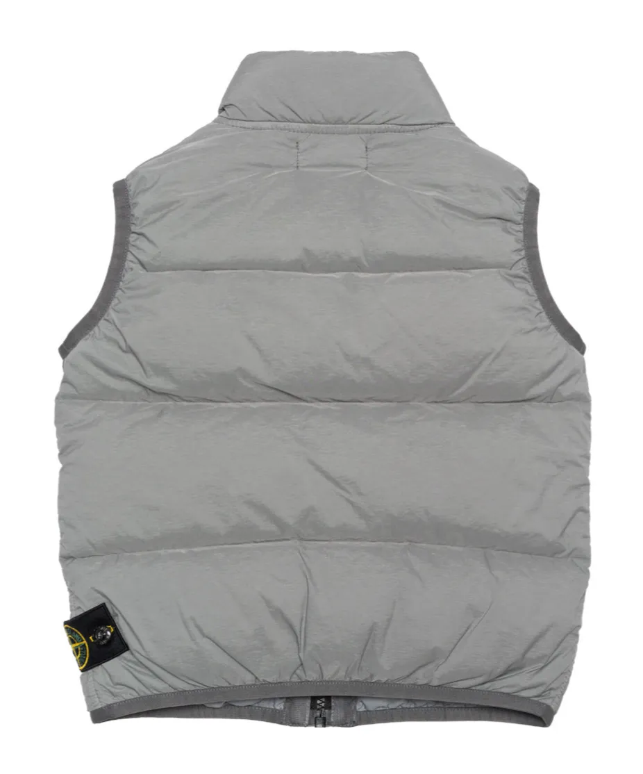 Junior Compass-Badge Zipped Padded Gilet