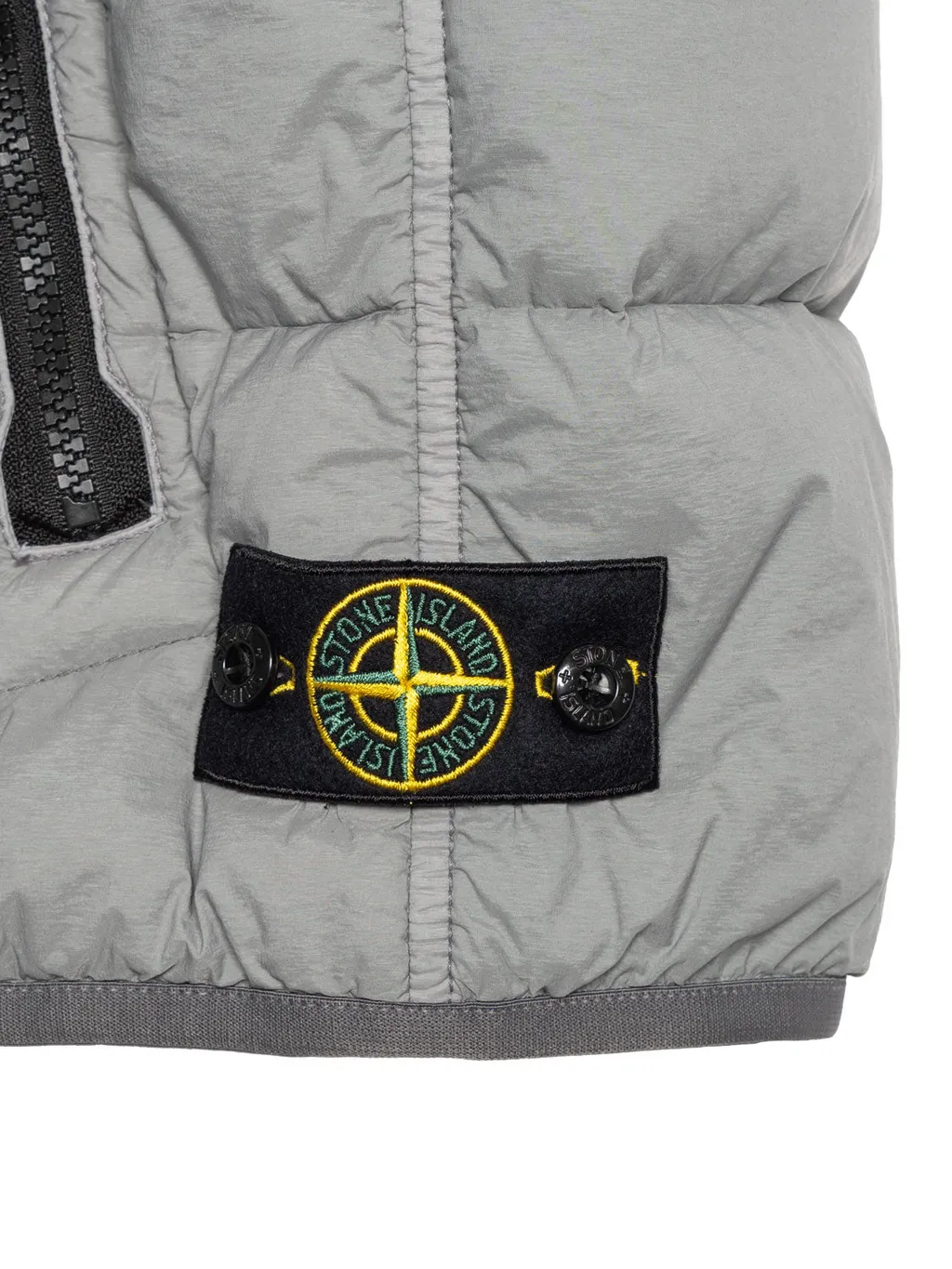 Junior Compass-Badge Zipped Padded Gilet