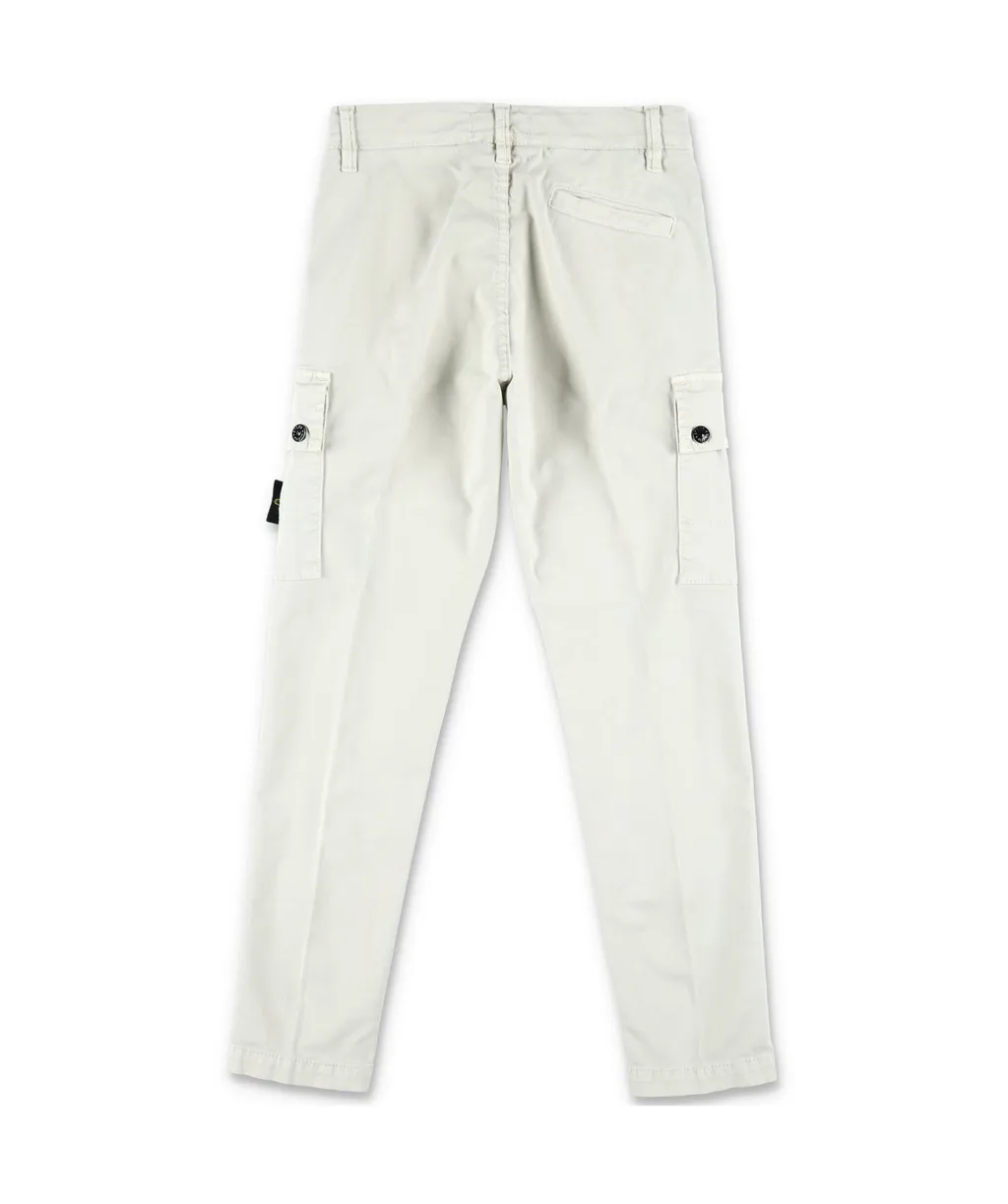 Compass-Badge Tapered-Leg Trousers