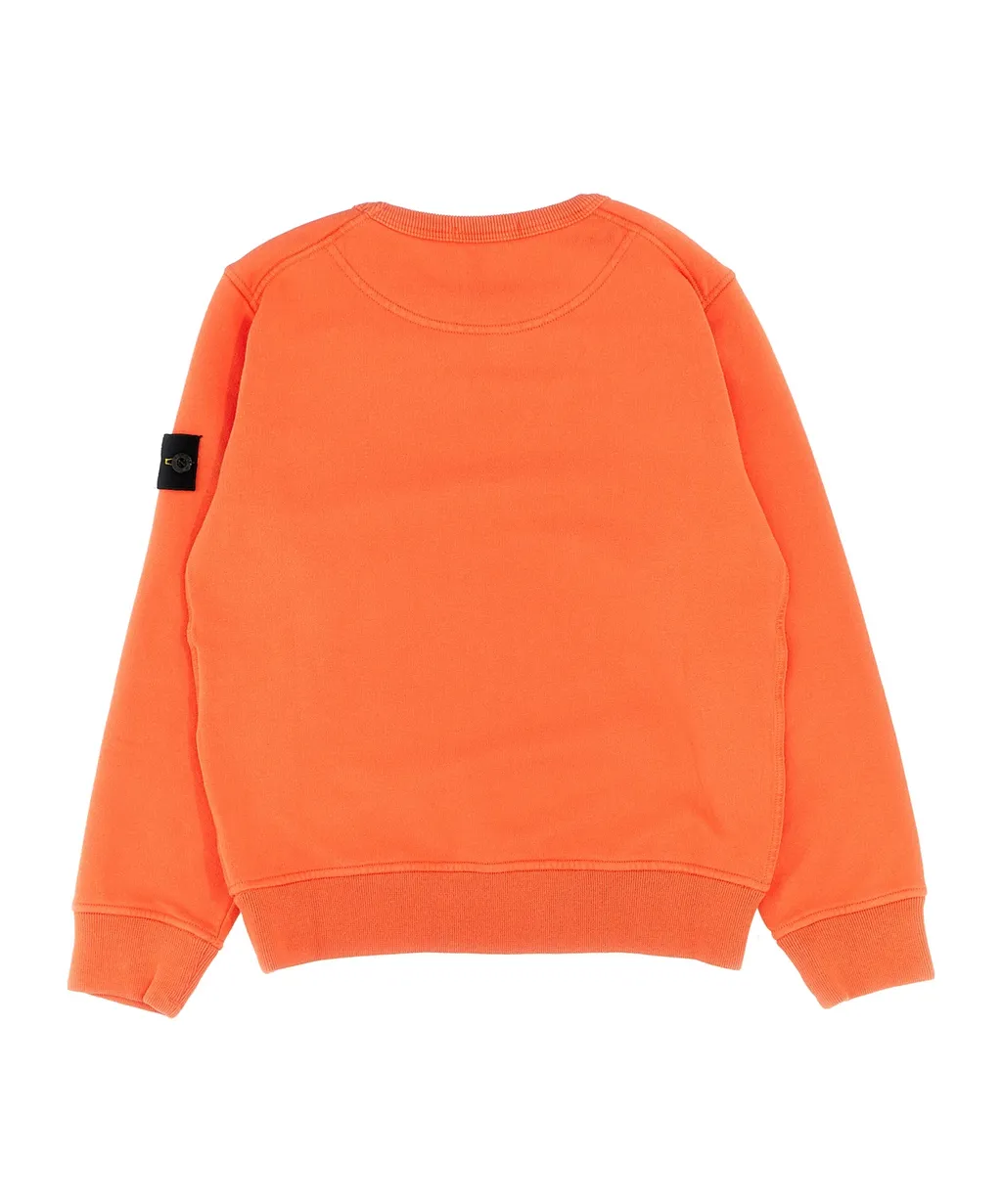 Junior Logo Patch Crewneck Sweatshirt