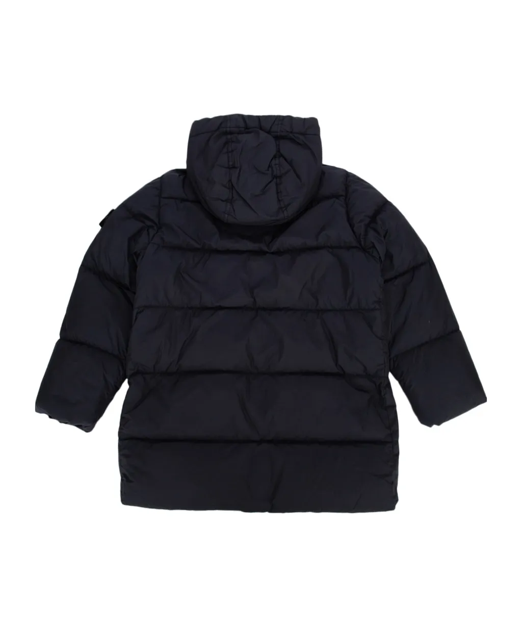 Junior Compass-Badge Quilted Coat