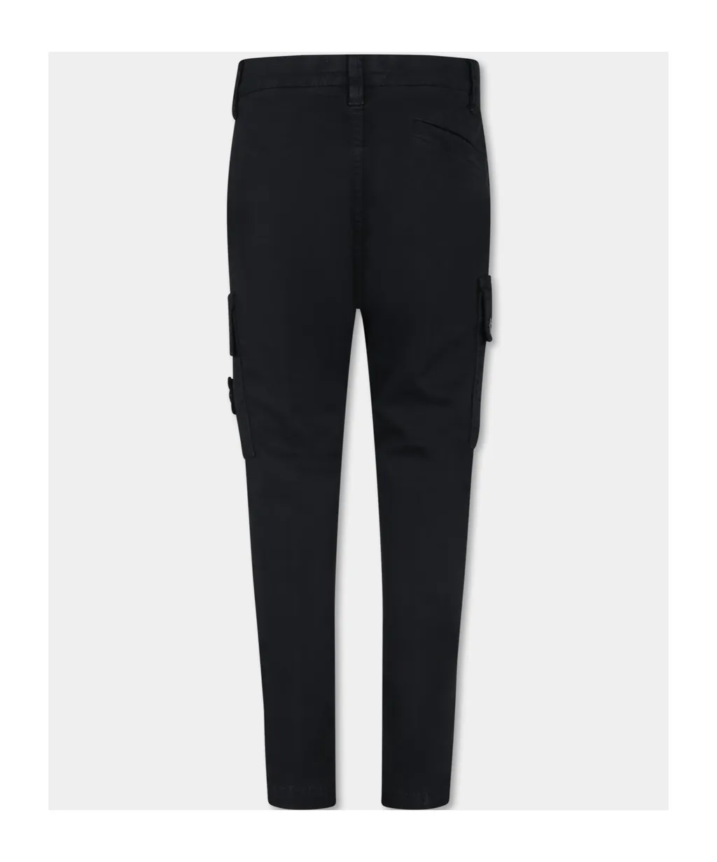 Junior Compass-Badge Tapered-Leg Trousers