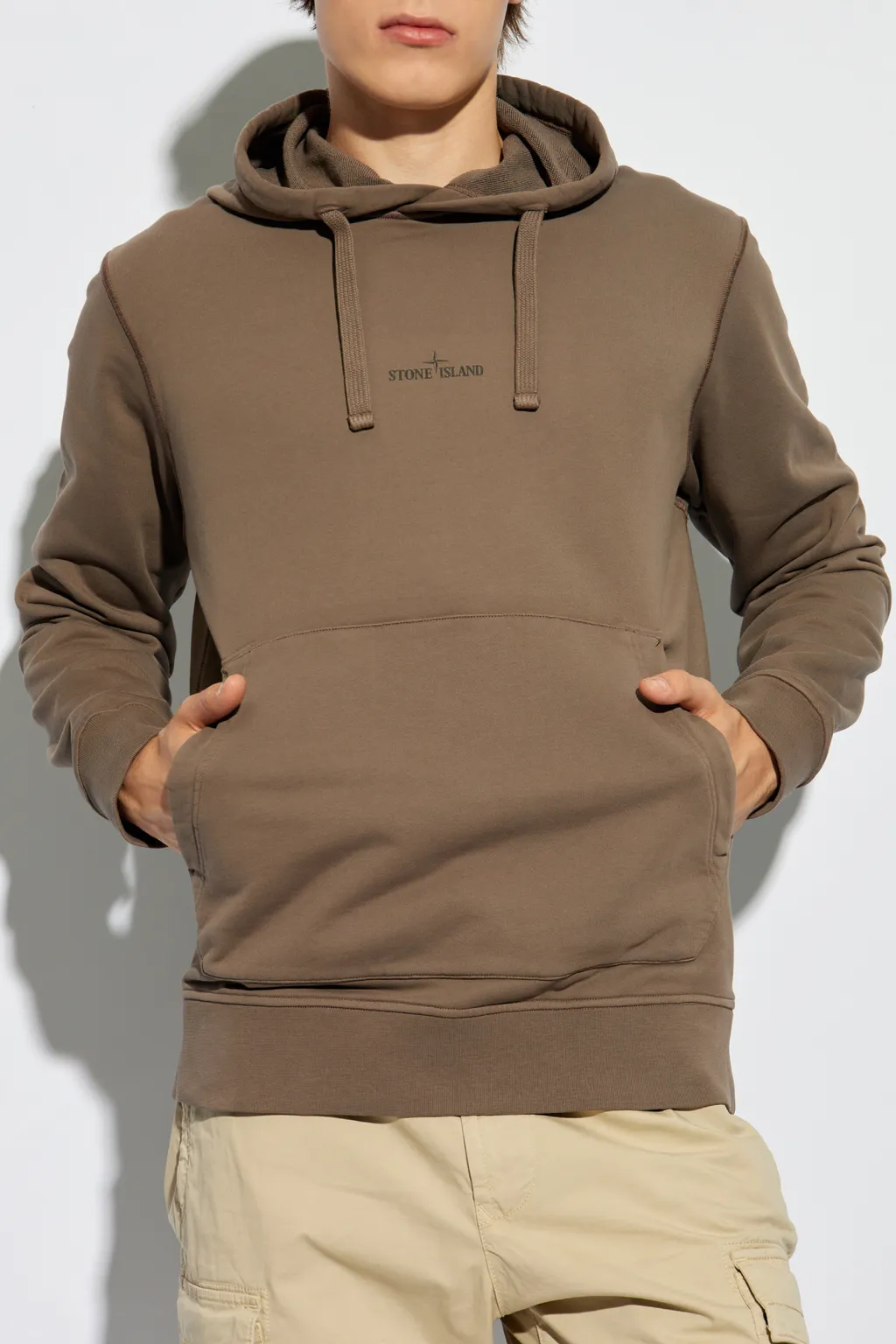 Logo-Print Cotton Hoodie