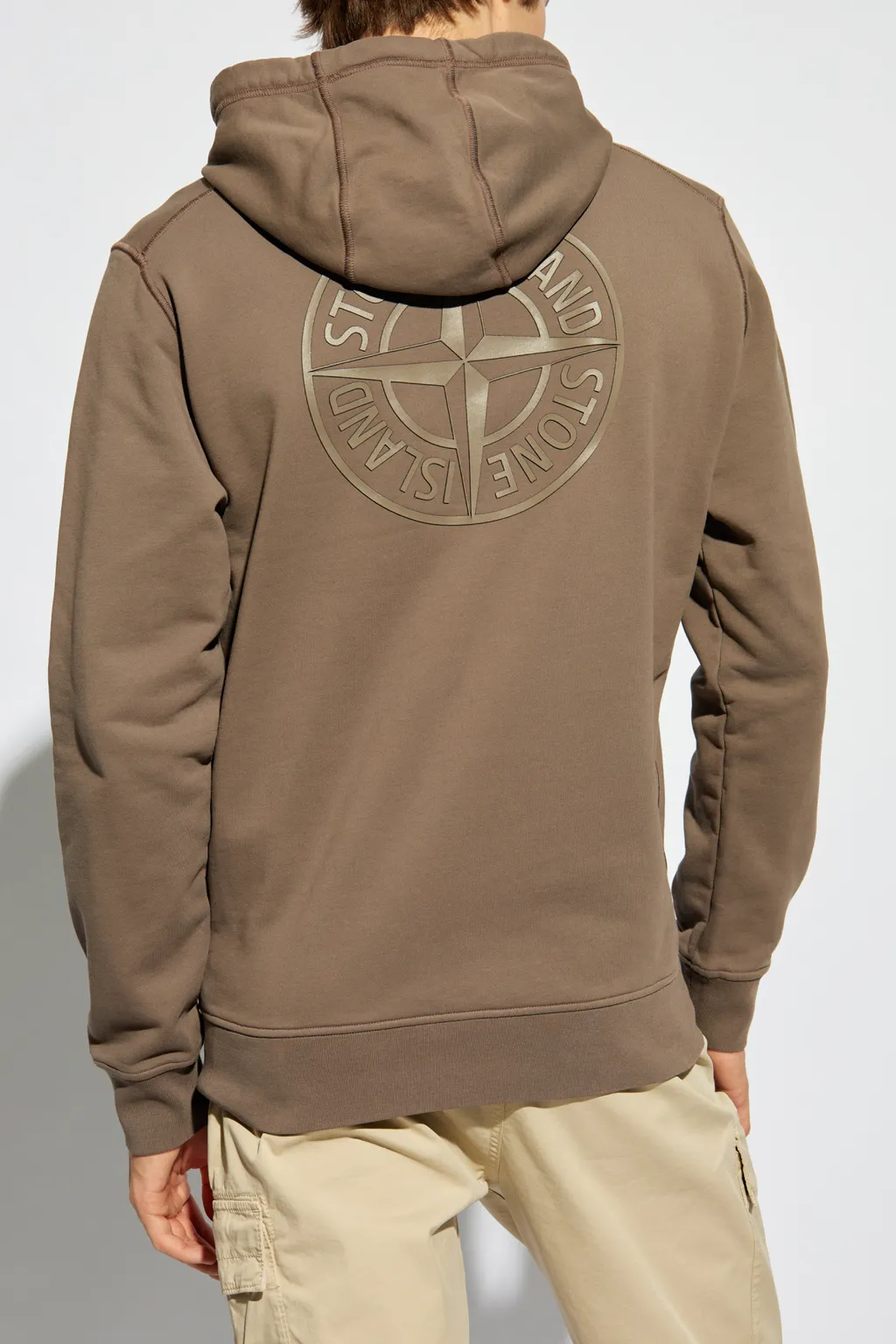 Logo-Print Cotton Hoodie