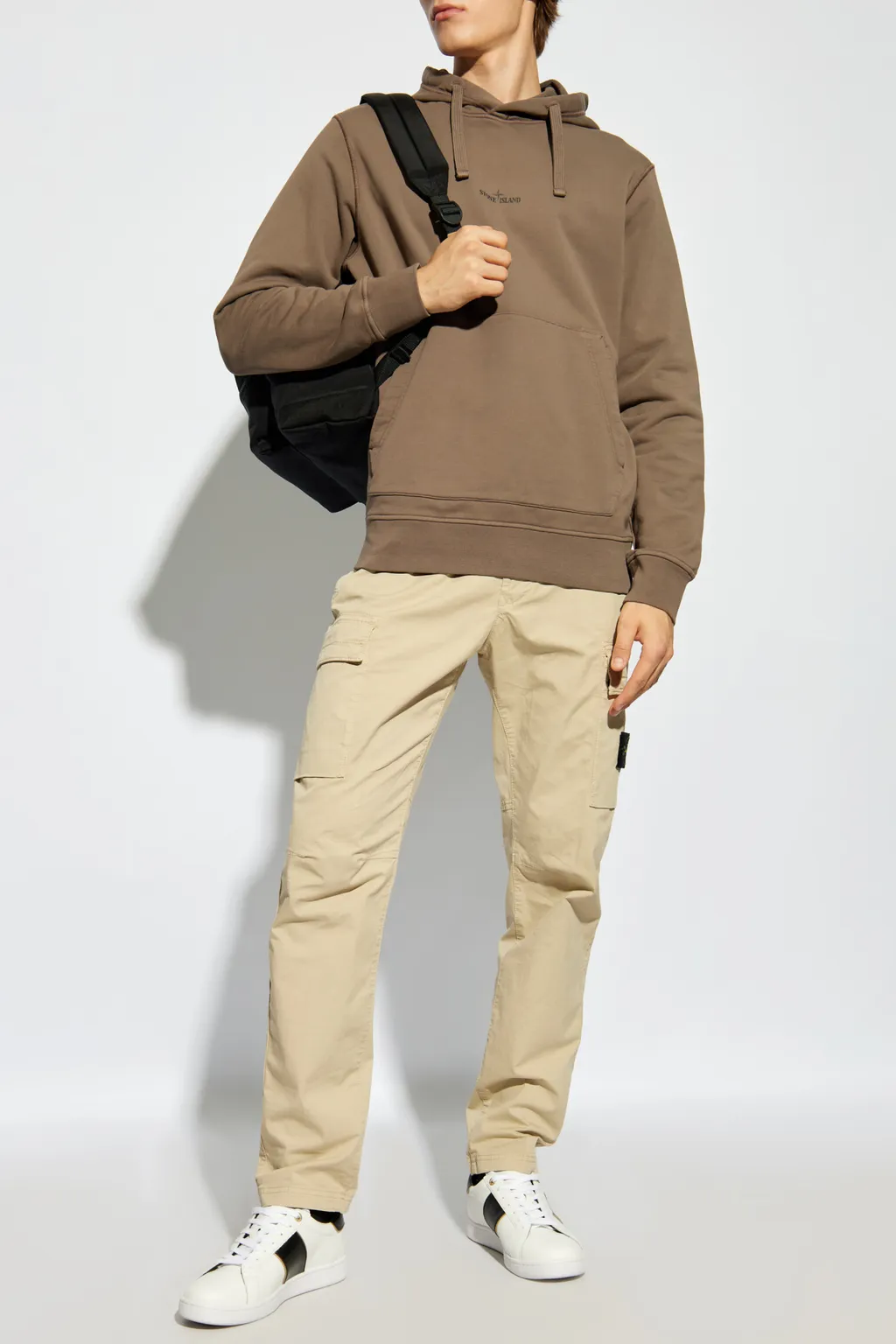 Logo-Print Cotton Hoodie