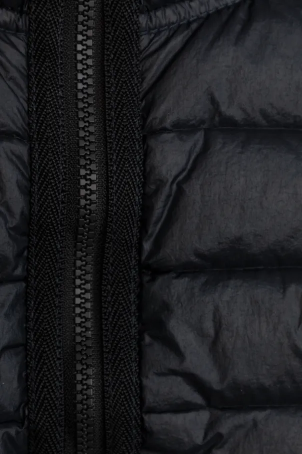 Zipped Quilted Hooded Jacket