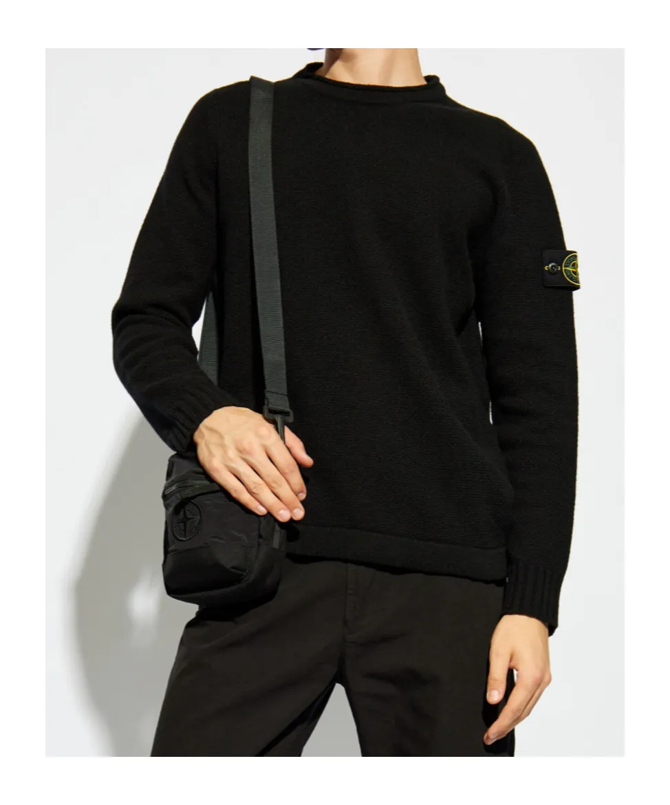 Compass-Badge Wool Jumper