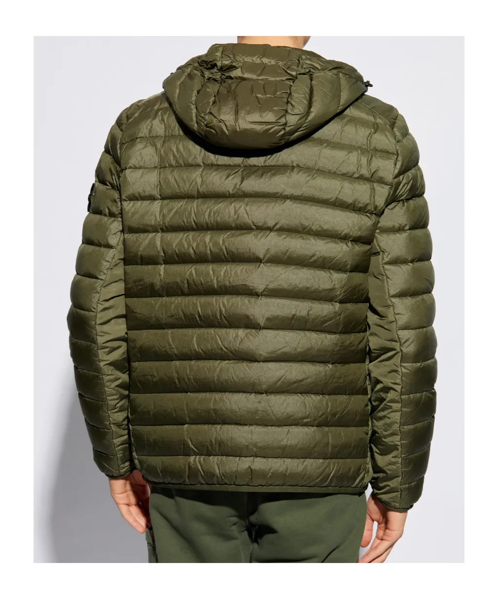 Compass-Badge Puffer Jacket