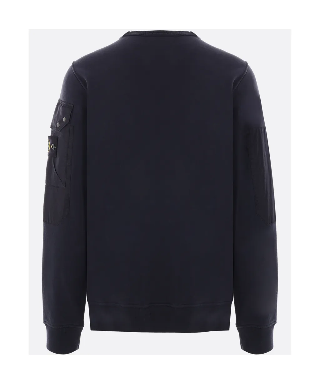 Logo Patch Crewneck Sweatshirt