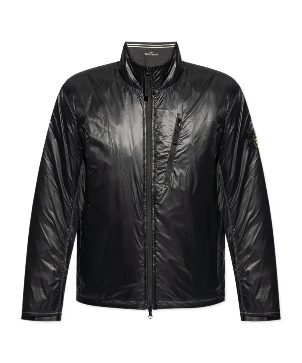 Compass-Badge Lightweight Padded Jacket