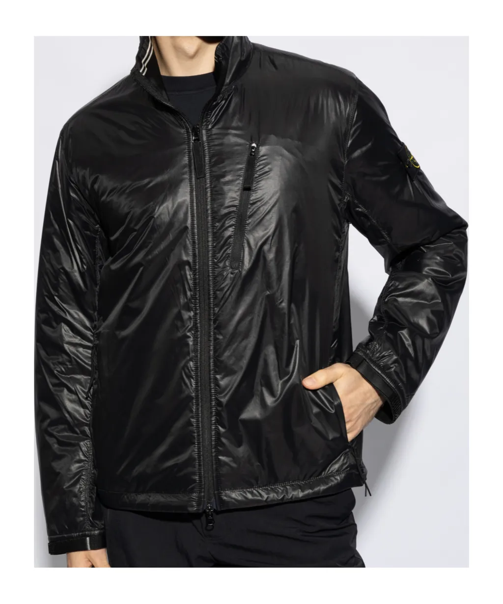 Compass-Badge Lightweight Padded Jacket