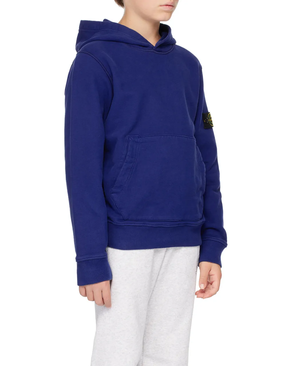 Junior Compass-Badge Long-Sleeved Hoodie
