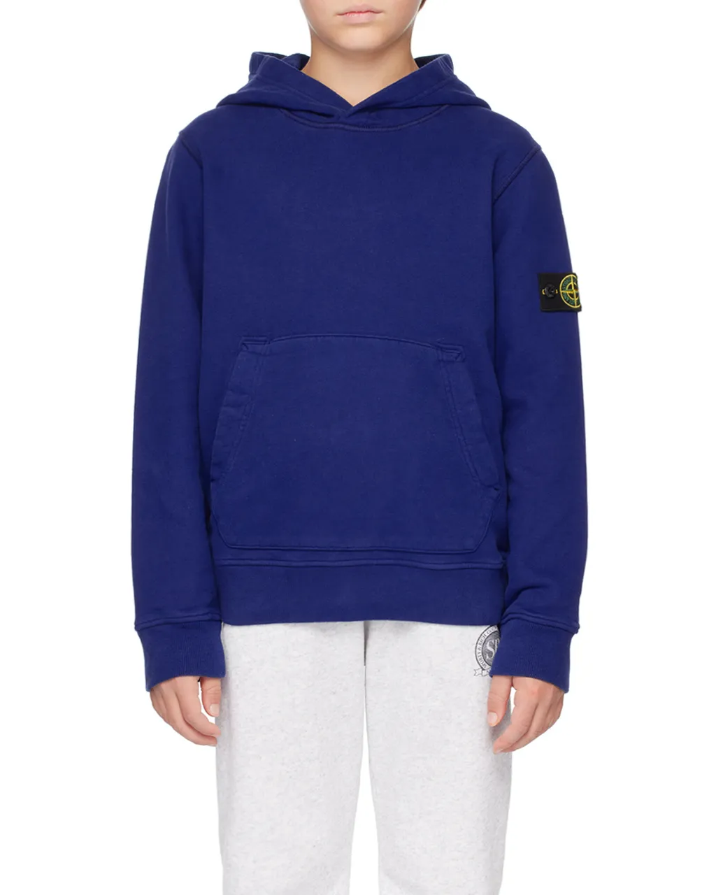 Junior Compass-Badge Long-Sleeved Hoodie
