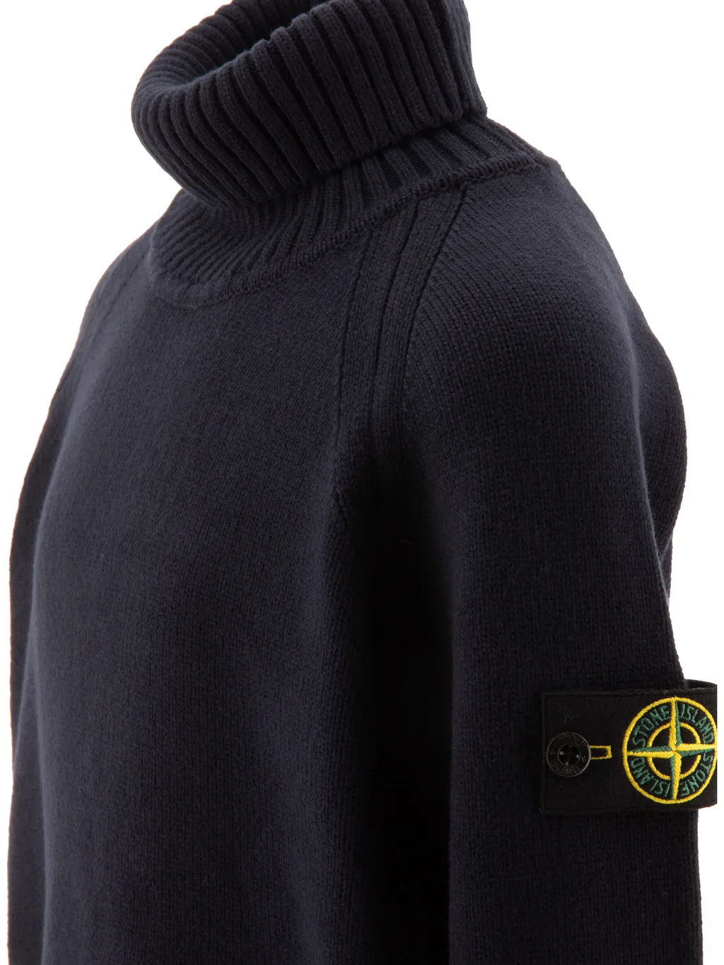Compass Patch Turtleneck Jumper