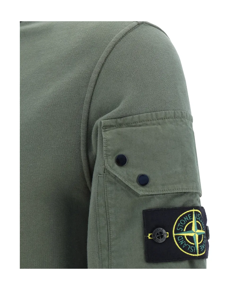 Logo Patch Crewneck Sweatshirt