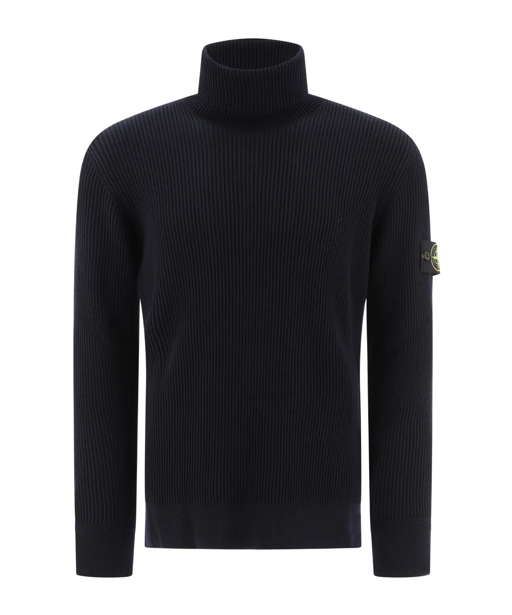Roll Neck Long-Sleeved Sweater
