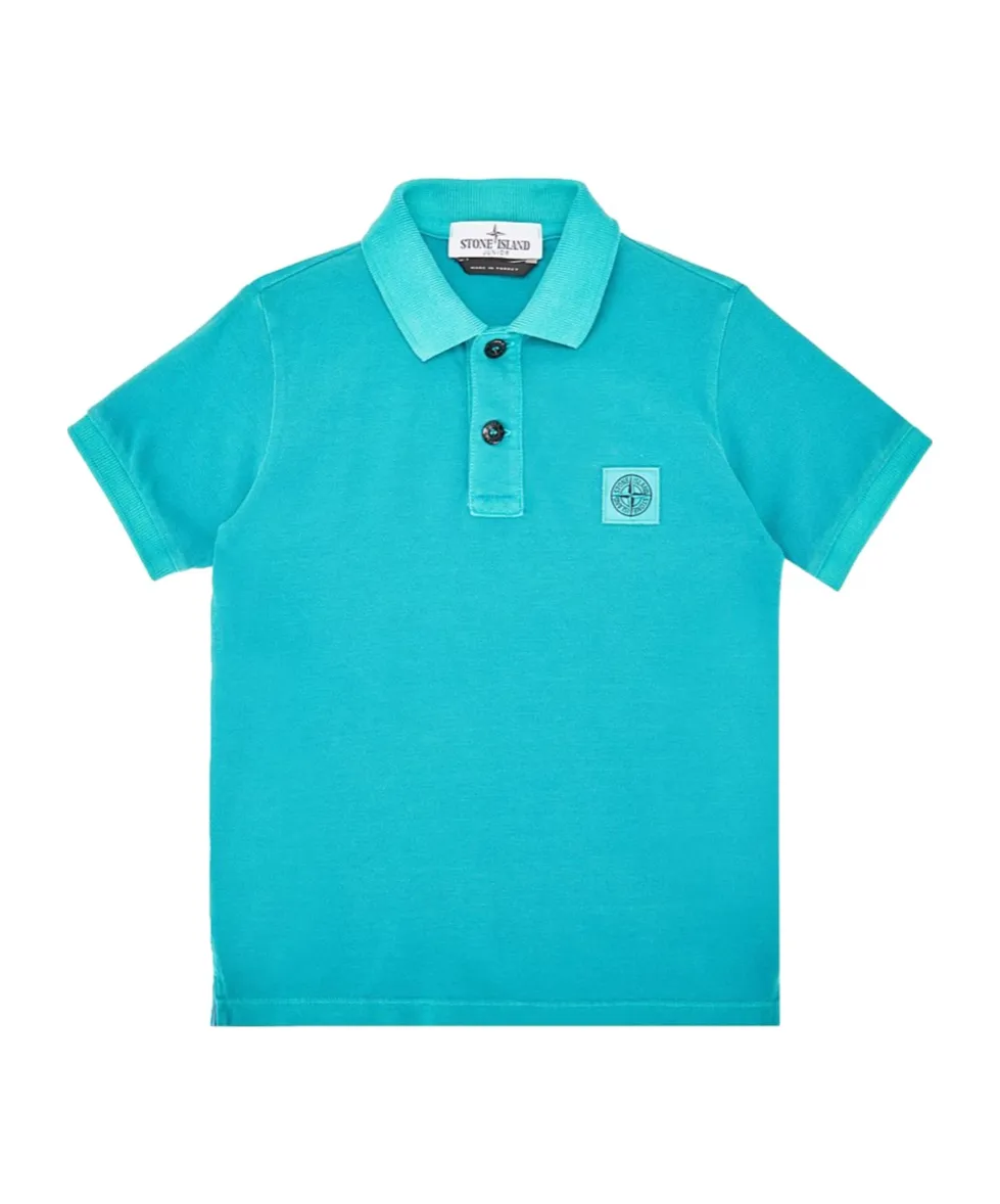 Compass Appliqué Cotton Polo Shirt