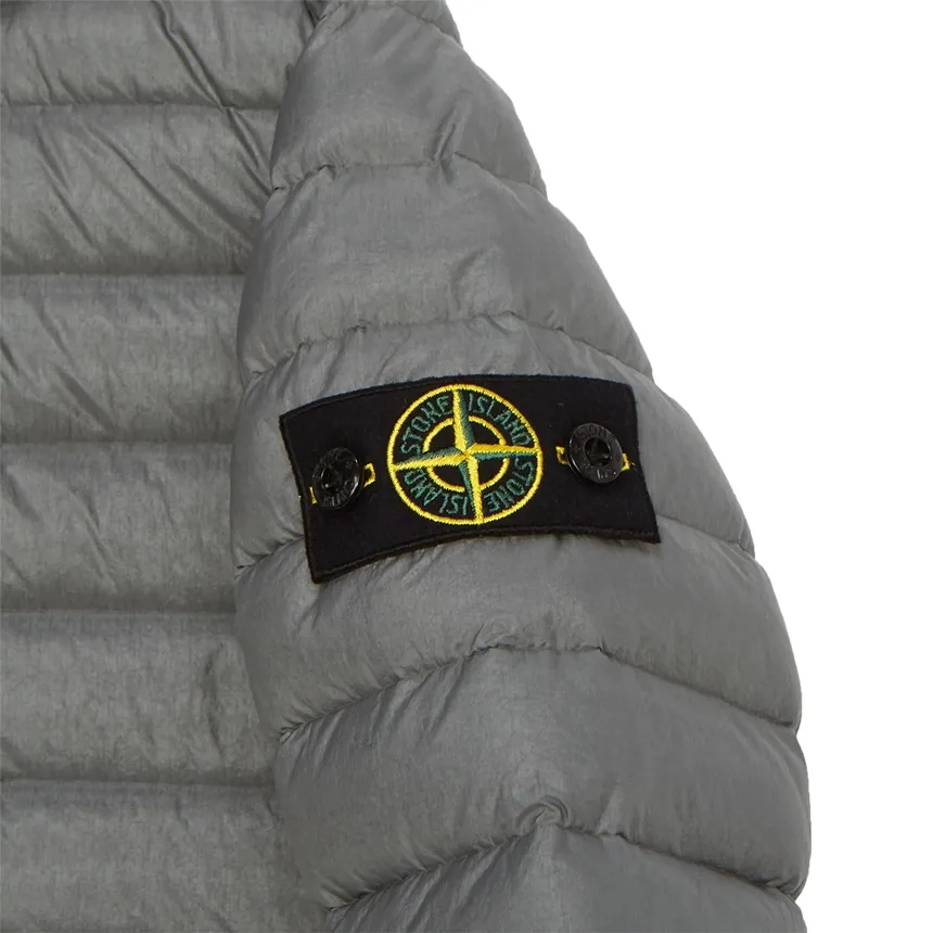Compass-Badge Padded Jacket