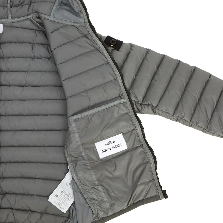 Compass-Badge Padded Jacket